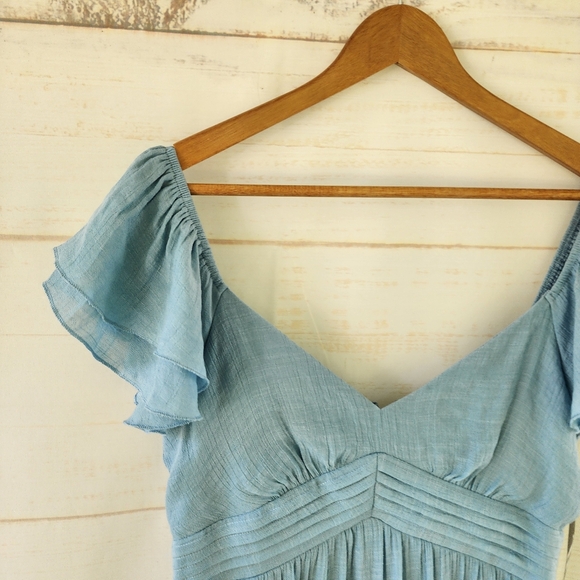 Trixxi Blue Midi Dress - Picture 8 of 10